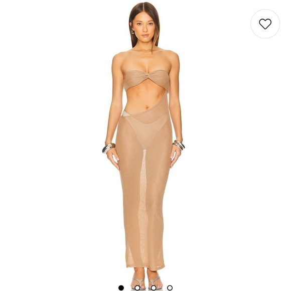 REVOLVE Dresses & Skirts - New Lovewave The Majorca Dress in Bronze size M